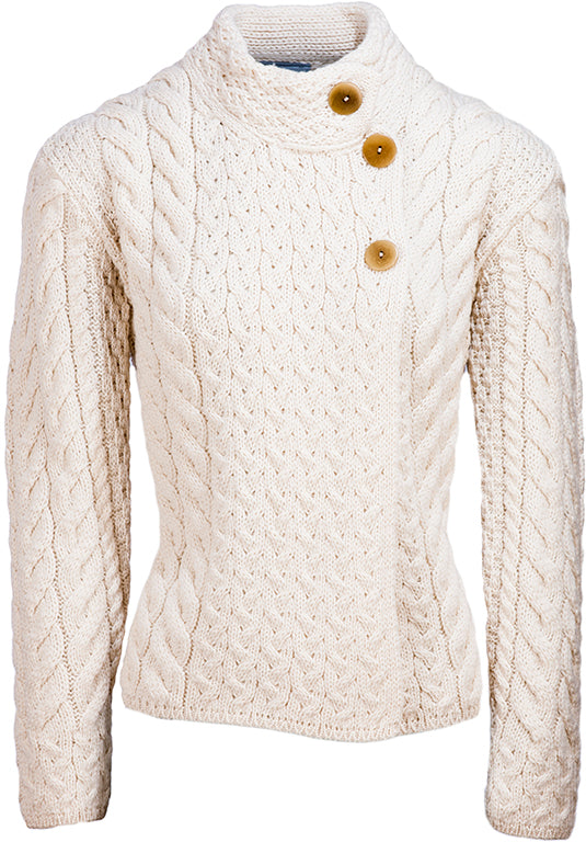 Aran Asymmetrical Cardigan