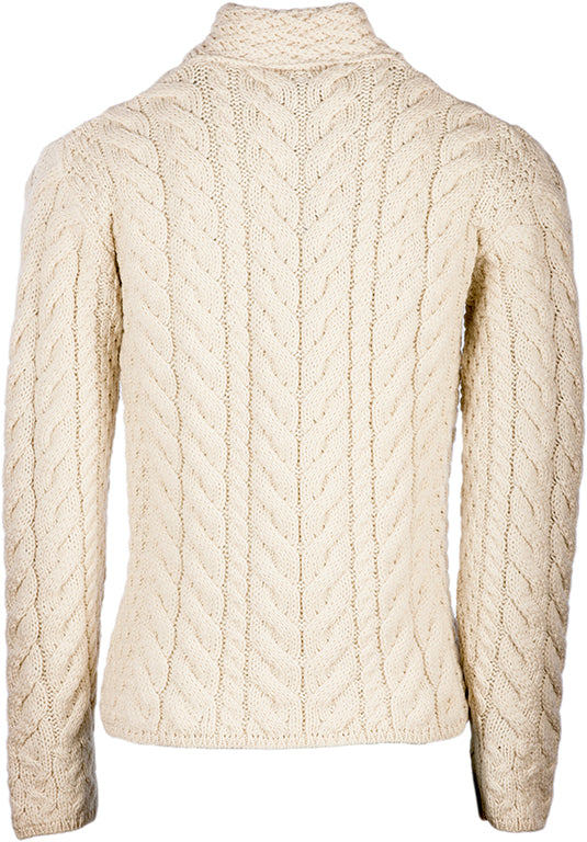 Aran Asymmetrical Cardigan