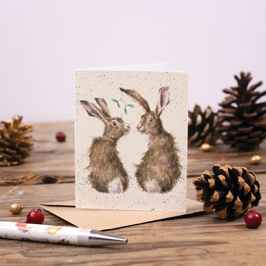 Wrendale Mini Card 'All I Want for Christmas'