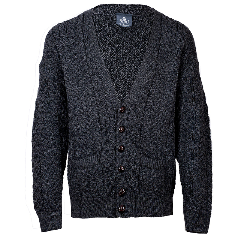 Men's Merino Wool V-Neck Cardigan