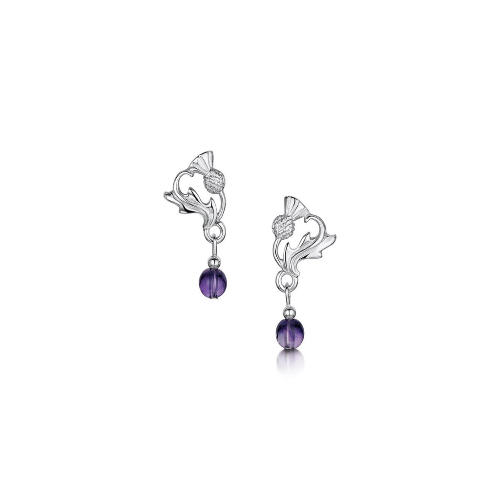 Thistle Small Silver Studs