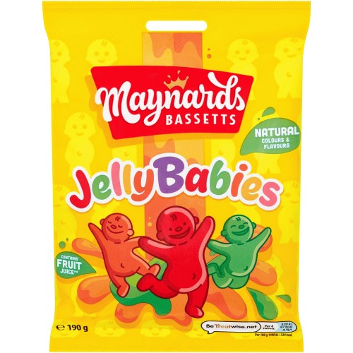Maynards Bassetts Jelly Babies - 130g