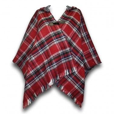Glen Appin Tartan Poncho with Hood