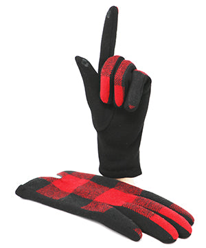 Smart Touch Gloves 'Red Buffalo'