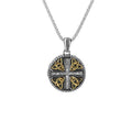 White Sapphire Cross Pendant