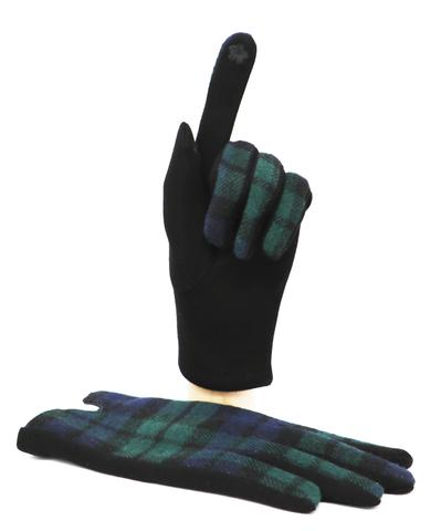 Smart Touch Gloves 'Black Watch'